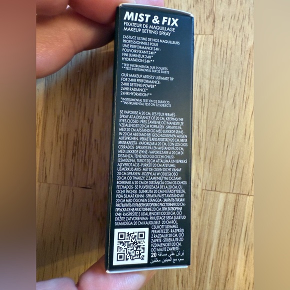 ❤️ 3/$25 MAKE UP FOR EVER Mist & Fix 24HR Hydrating Setting Spray - Picture 4 of 5